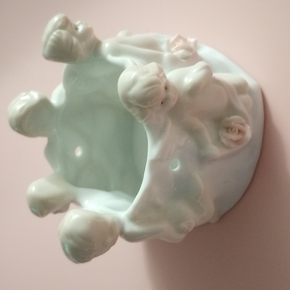 ♡🗝️ 5 Cherubs Candle Holder